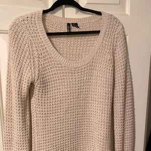 Junior’s ultra flirt tan sweater